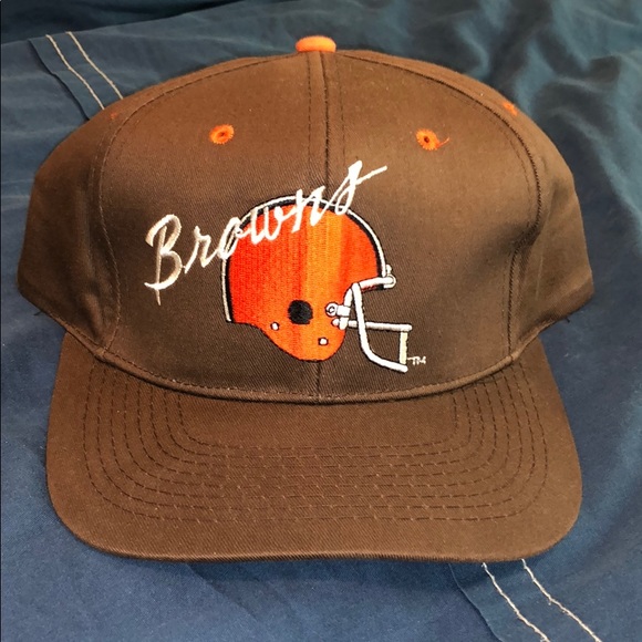 vintage browns hat